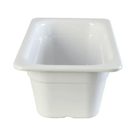 Excellante Gastronorm Melamine Pan, 1/4 Size, 4" Deep
