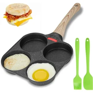 Nonstick Granite 4-Cup Egg Frying Pan – Gas & Induction