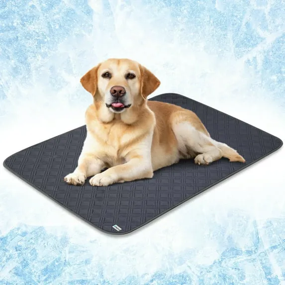 PetAmi Waterproof Cooling Mat for Dogs & Cats, Grey (40x60)