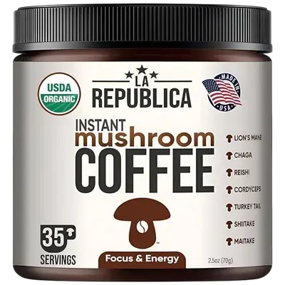 La Republica Organic Mushroom Coffee instant